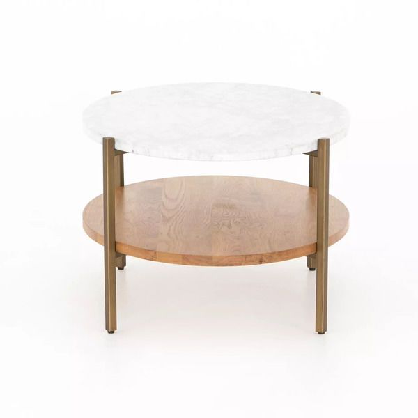 Product Image 6 for Olga 36" Oval Coffee Table Golden Brass from Four Hands