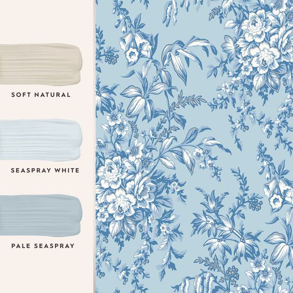 Product Image 4 for Laura Ashley Picardie Blue Sky Floral Wallpaper from Graham & Brown