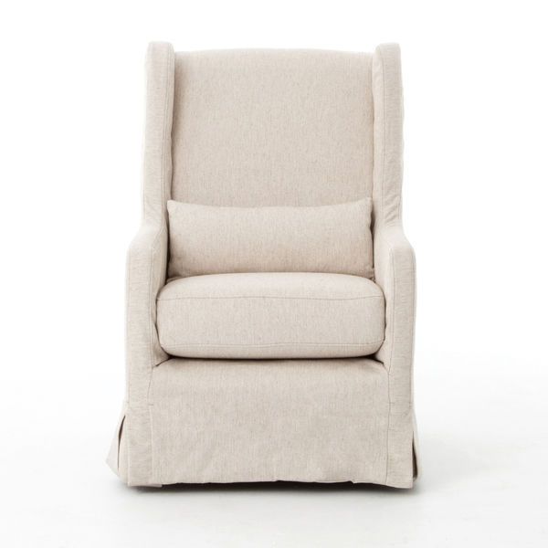 Product Image 8 for Swivel Wing Chair Jette Linen from Four Hands