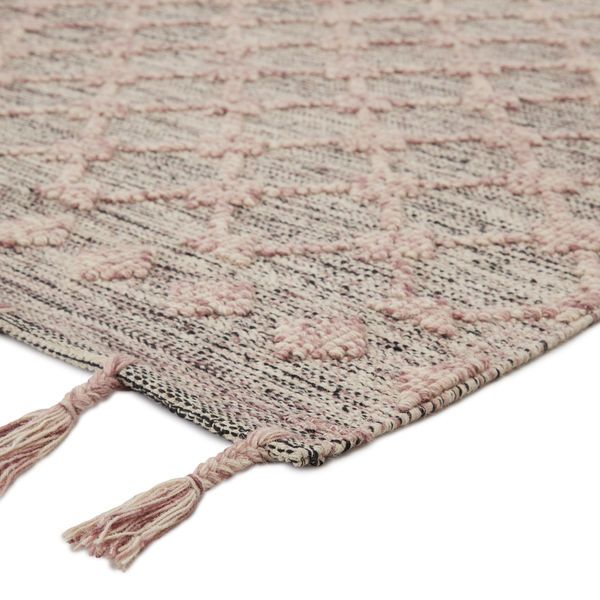 Product Image 5 for Vibe By Madrona Handmade Trellis Light Pink/ Cream Rug from Jaipur 