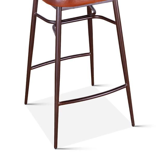 Product Image 4 for Hudson Backless Leather Bar Stool from World Interiors