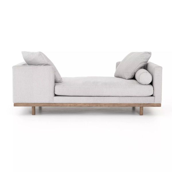 Product Image 10 for Brady Tete A Tete Chaise Vail Silver from Four Hands
