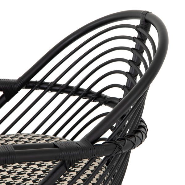 Product Image 7 for Marina Chair Ebony Rattan Lago Graphite from Four Hands