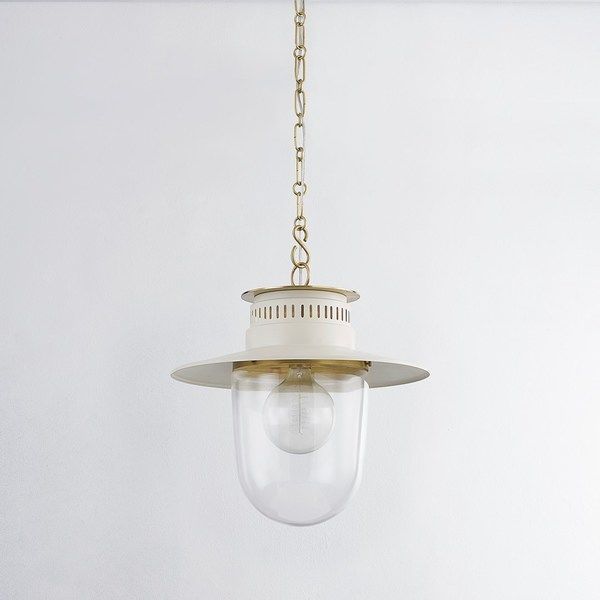 Product Image 4 for Nori Large Aged Brass Lantern Style Pendant Light from Mitzi