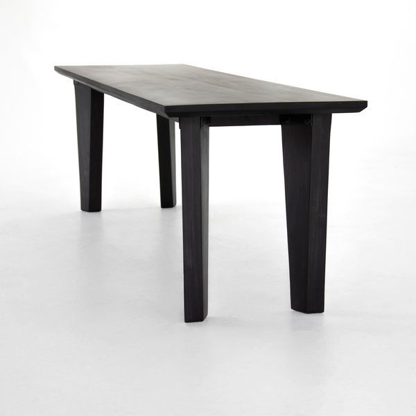 Product Image 6 for Axel Dining Bench Black Wash Poplar from Four Hands