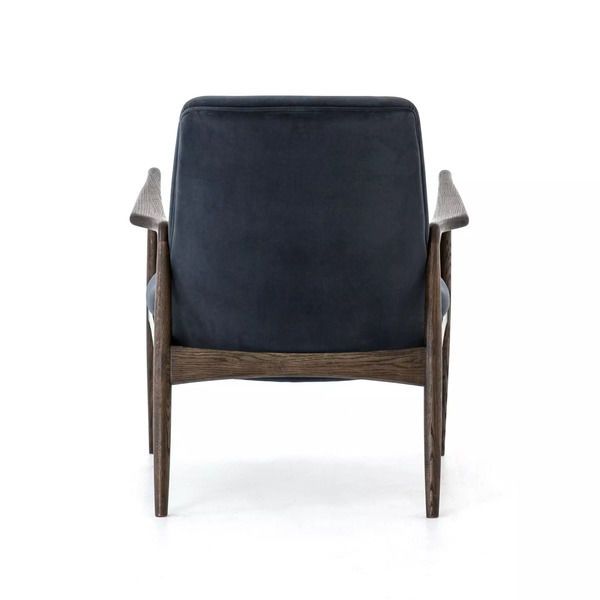 Braden Modern Velvet Shadow Chair image 7