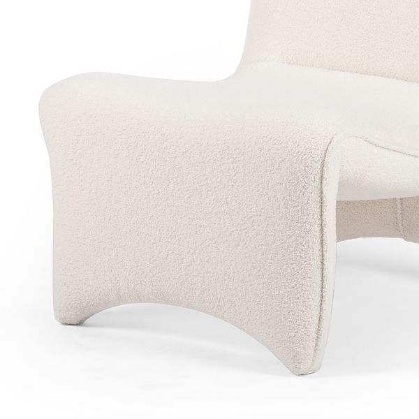 Product Image 6 for Bridgette Shearling Small Accent Chair - Cardiff Cream from Four Hands