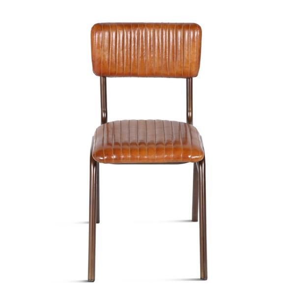 Product Image 2 for Hudson Stitched Leather Side Chairs, Set Of 2 from World Interiors
