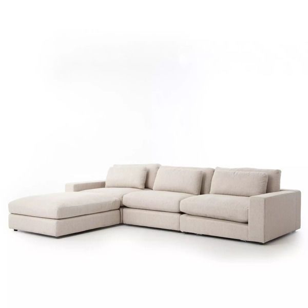 Product Image 5 for Bloor Sofa W Ottoman Kit Essence Natural from Four Hands