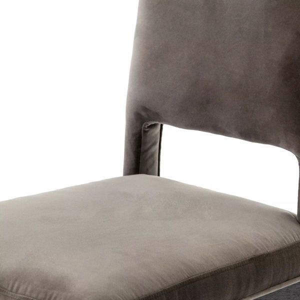 Product Image 8 for Sara Dining Chair Washed Velvet Grey from Four Hands