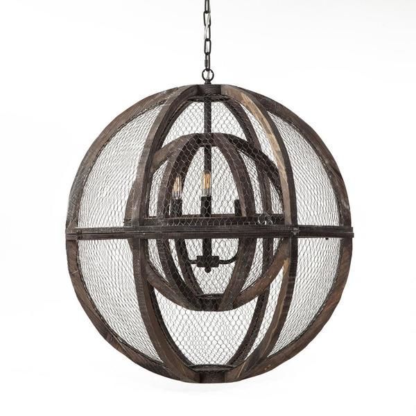 Product Image 1 for Element Industrial Globe Ceiling Light from World Interiors