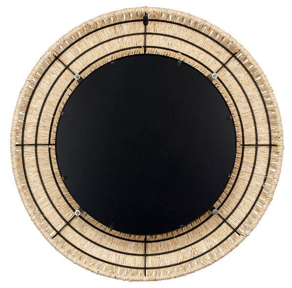 Product Image 3 for Hollis Round Mirror With Corn Leaf Rope from Jamie Young