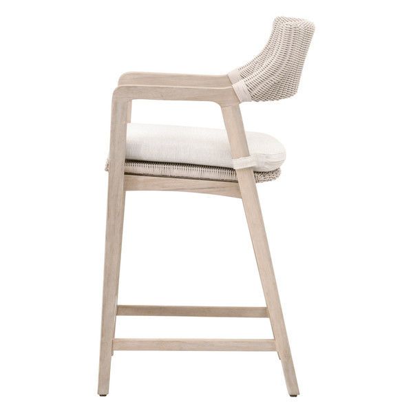 Product Image 3 for Lucia Wicker and Teak Outdoor Counter Stool from Essentials for Living