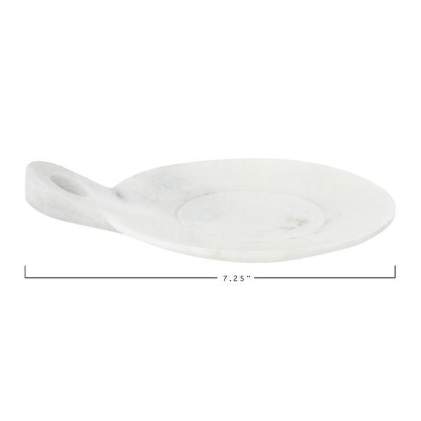 Product Image 2 for Grace Marble Dish with Handle from Creative Co-Op