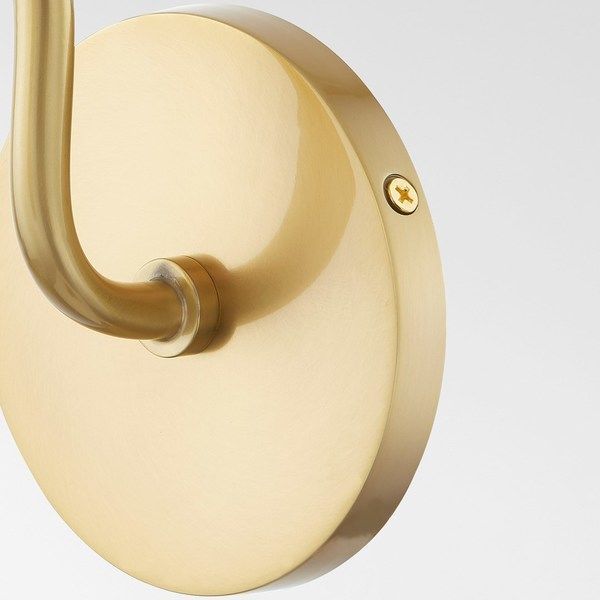 Havana Aged Brass Glass Globe Wall Sconce | Scout & Nimble