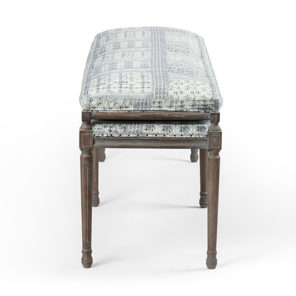 Product Image 9 for Lucille Dining Bench 67" Batik Indigo from Four Hands