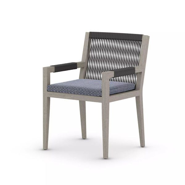 Product Image 4 for Sherwood Outdoor Dining Armchair Weathered Grey from Four Hands