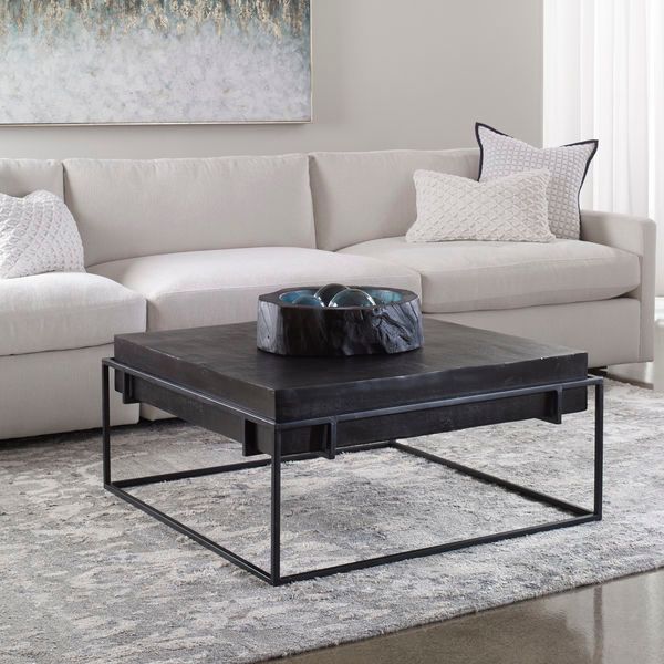 Product Image 3 for Telone Modern Black Coffee Table from Uttermost