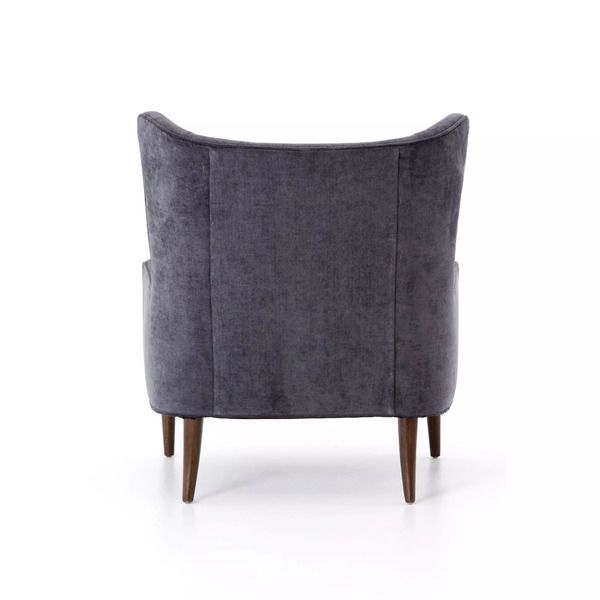 Clermont Chair - Charcoal Worn Velvet image 5