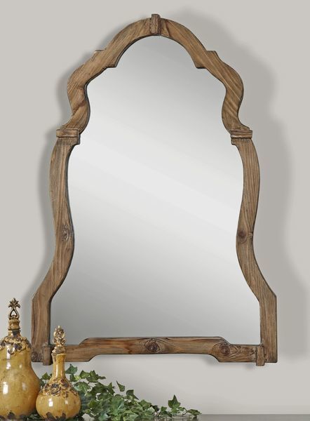 Product Image 2 for Agustin Light Walnut Mirror from Uttermost