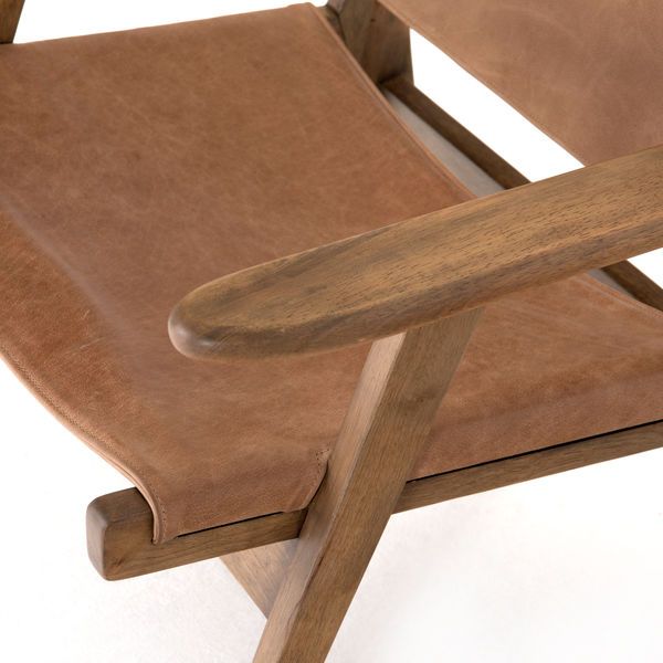 Rivers Leather Sling Chair - Winchester Beige image 8