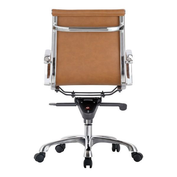 Omega Swivel Office Chair Low Back Tan image 4