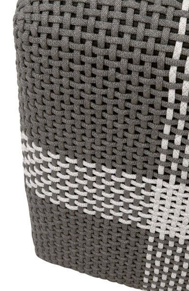Product Image 5 for Cross Solid Teak Light Grey Woven Accent Cube from Essentials for Living