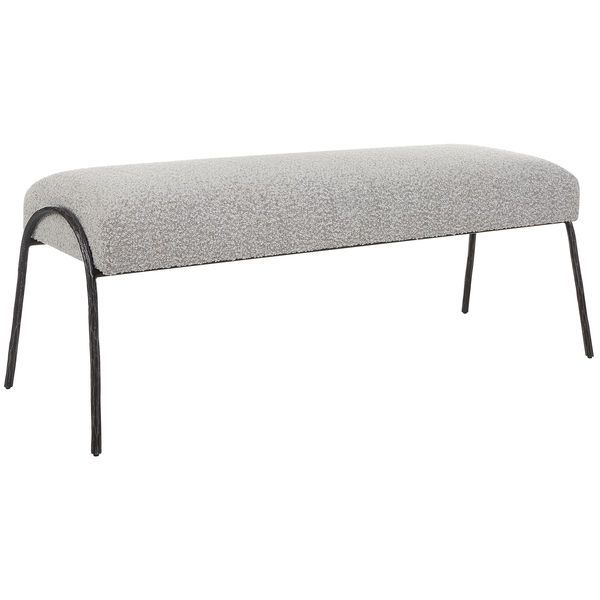 Product Image 6 for Jacobsen Modern Gray Bench from Uttermost