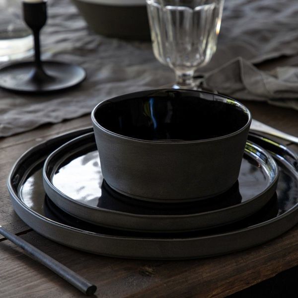 Product Image 4 for Lagoa Eco Gres Small Bowl, Set of 6 - Black from Costa Nova