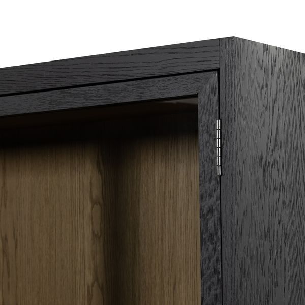 Millie Matte Black Wood Double Cabinet image 15