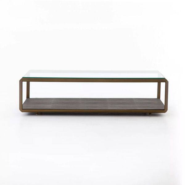 Product Image 9 for Shagreen Shadow Box Coffee Table from Four Hands
