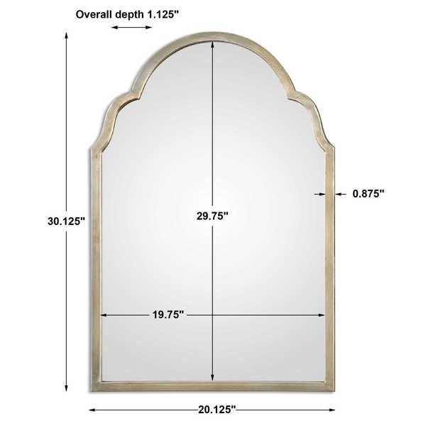 Product Image 6 for Uttermost Brayden Petite Silver Arch Mirror from Uttermost