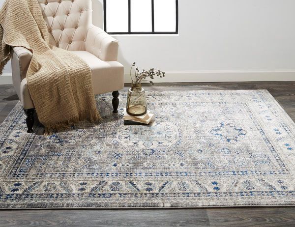 Product Image 5 for Bellini Gray / Blue Rug from Feizy Rugs