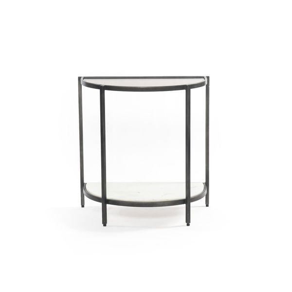 Grace End Table Grey Smoked Glass image 3