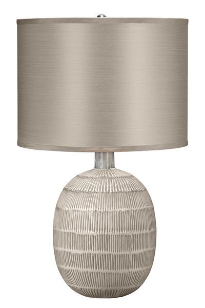 Product Image 3 for Prairie Table Lamp in Beige & Off White Patterned Ceramic from Jamie Young