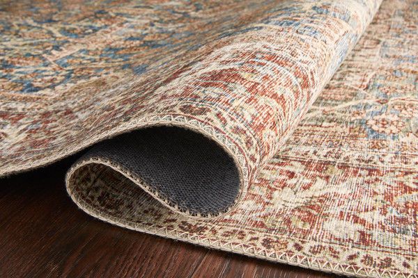Layla Ocean / Rust Rug - 2'6