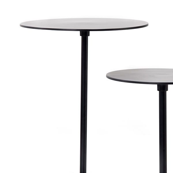 Delia End Table, Set Of 2 Matte Black image 8