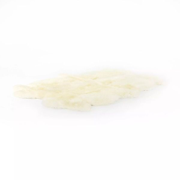 Product Image 5 for Lalo Lambskin Rug, Cream from Four Hands