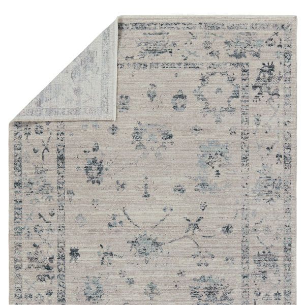 Product Image 3 for Adelaide Updated Traditional Floral Blue/ Gray Rug - 18" Swatch from Jaipur 