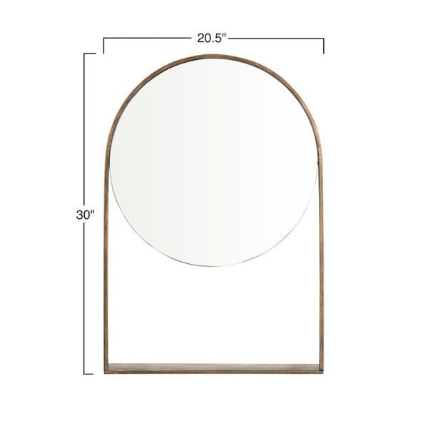 Product Image 10 for Jada Lifted Mirror With Shelf from Creative Co-Op