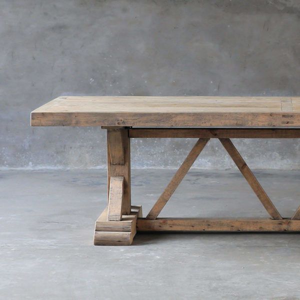 Product Image 10 for Ruth Wooden Trestle Dining Table from Blaxsand