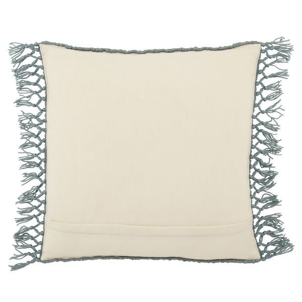 Maritima Geometric Blue Indoor/ Outdoor Pillow image 2
