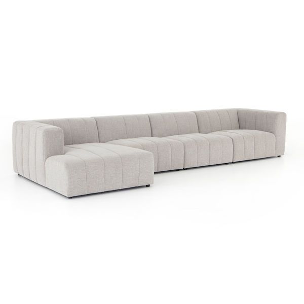 Product Image 8 for Langham Channeled 4 Pc Sectional Laf Ch from Four Hands