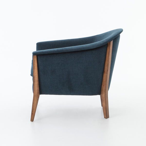 Product Image 7 for Nomad Small Accent Chair  - Plush Azure from Four Hands