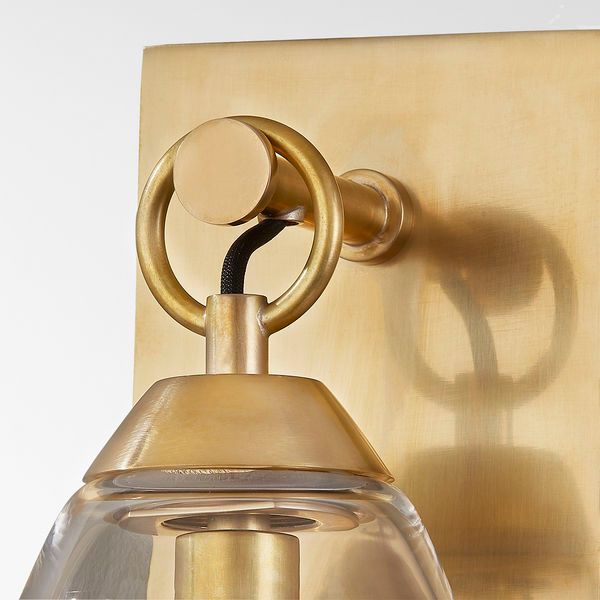 Product Image 2 for Nantucket 1-Light Wall Sconce - Aged Brass from Hudson Valley