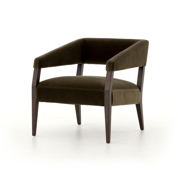 Gary Club Chair - Olive Green image 1