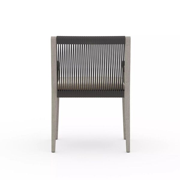 Sherwood Outdoor Dining Armchair, Weathered Grey image 4
