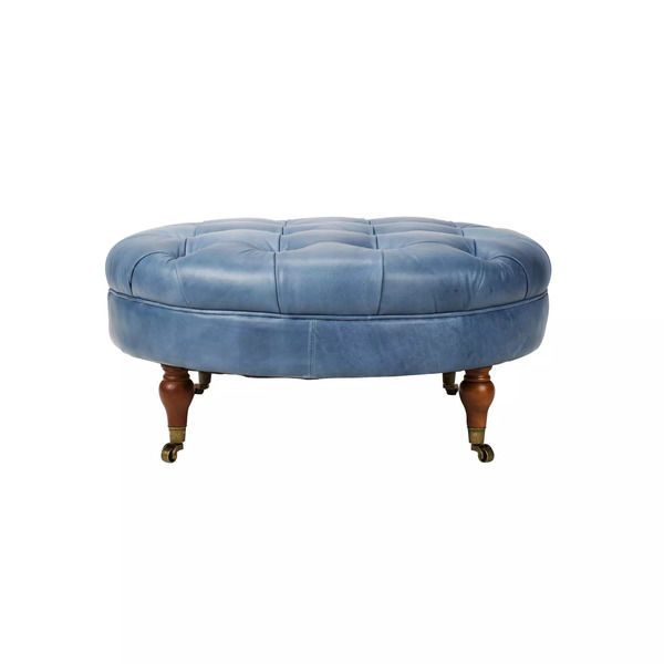 Product Image 1 for Cadman Leather Ottoman from Moe's
