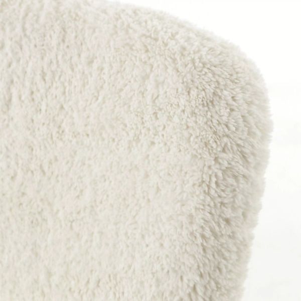 Caleb Small Accent Chair - Ivory Angora image 11