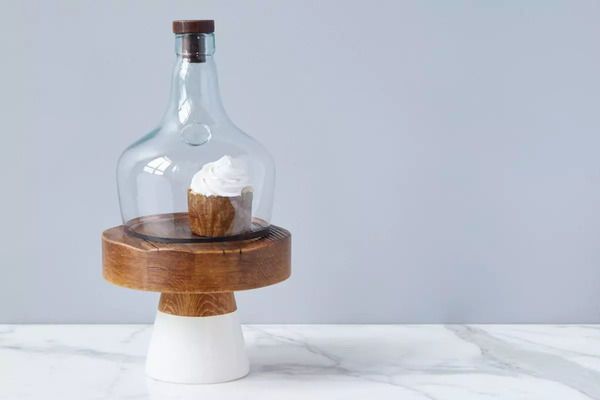 Mod Block Wooden Cake Stand image 2